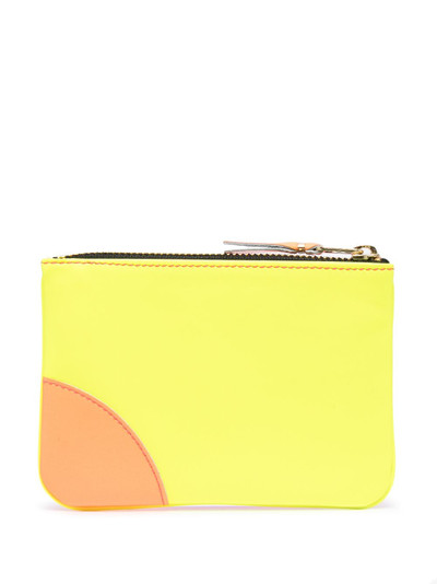 Comme Des Garçons colour-block zipped wallet outlook