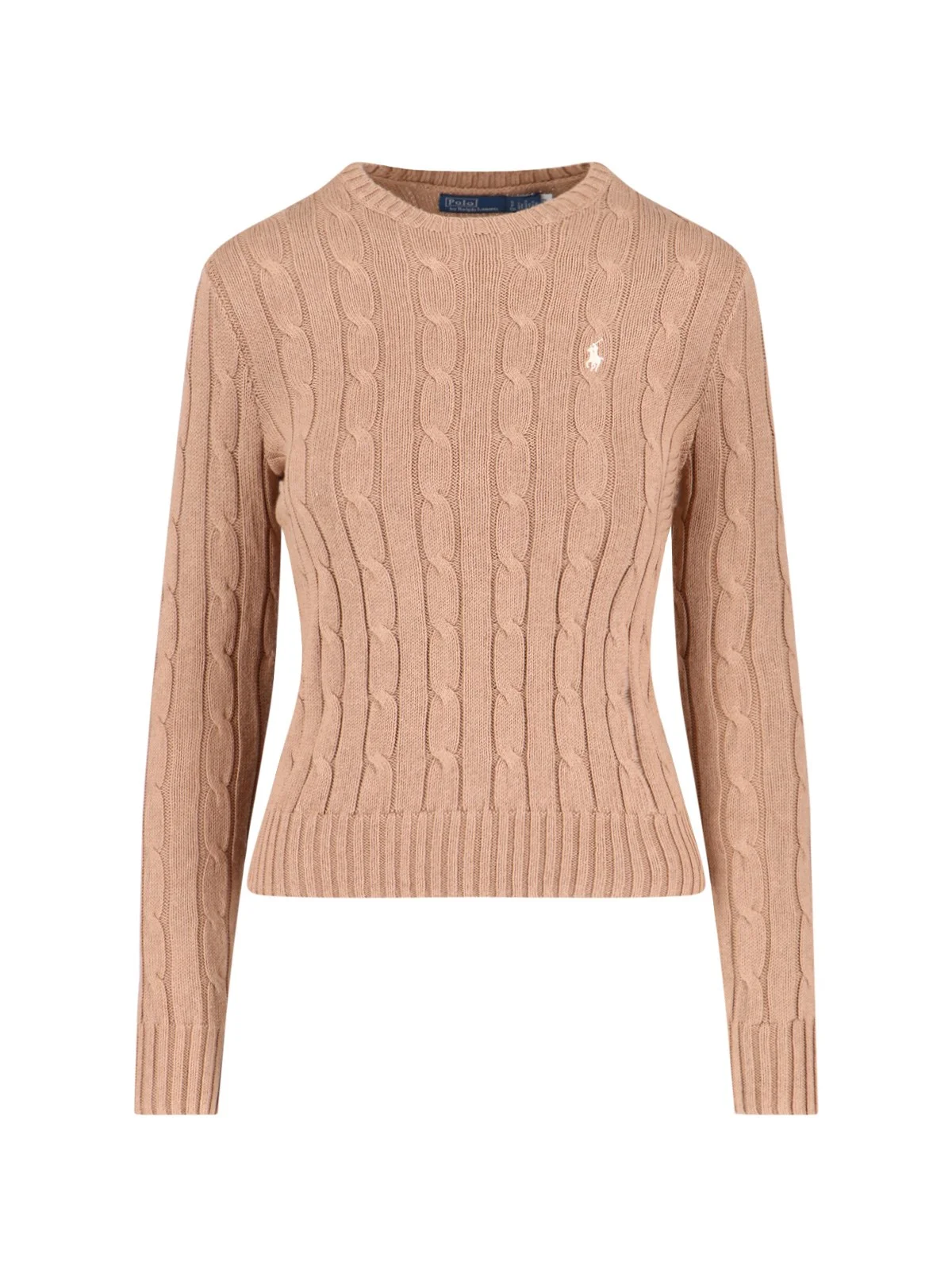 LOGO BRAIDED SWEATER - 1