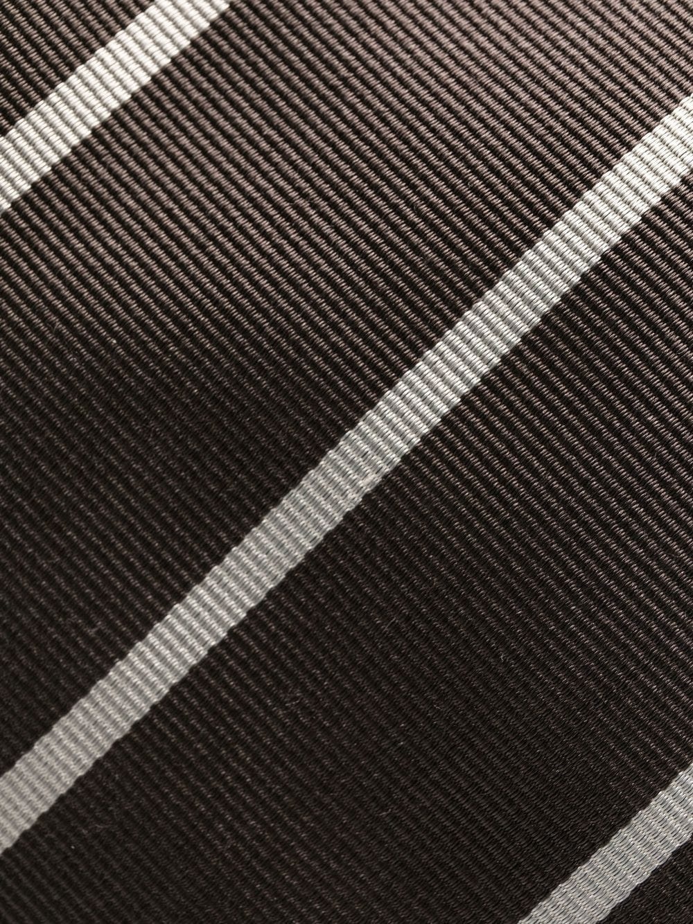satin stripe-print tie - 2