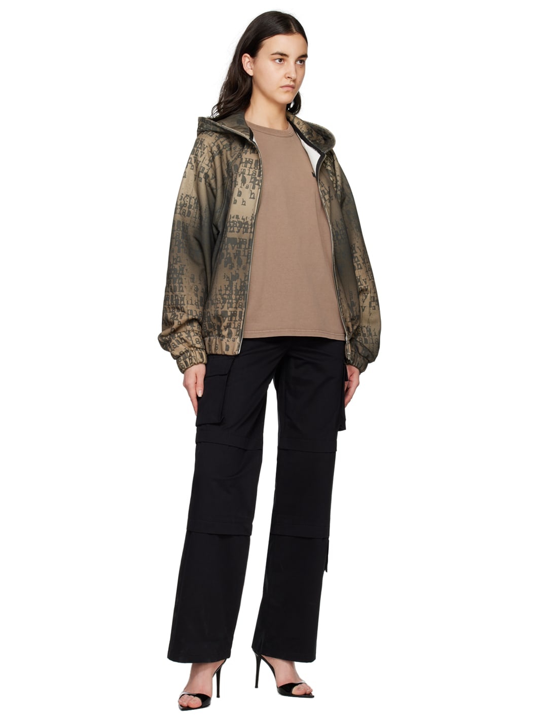 Brown Typewriter Hoodie - 4
