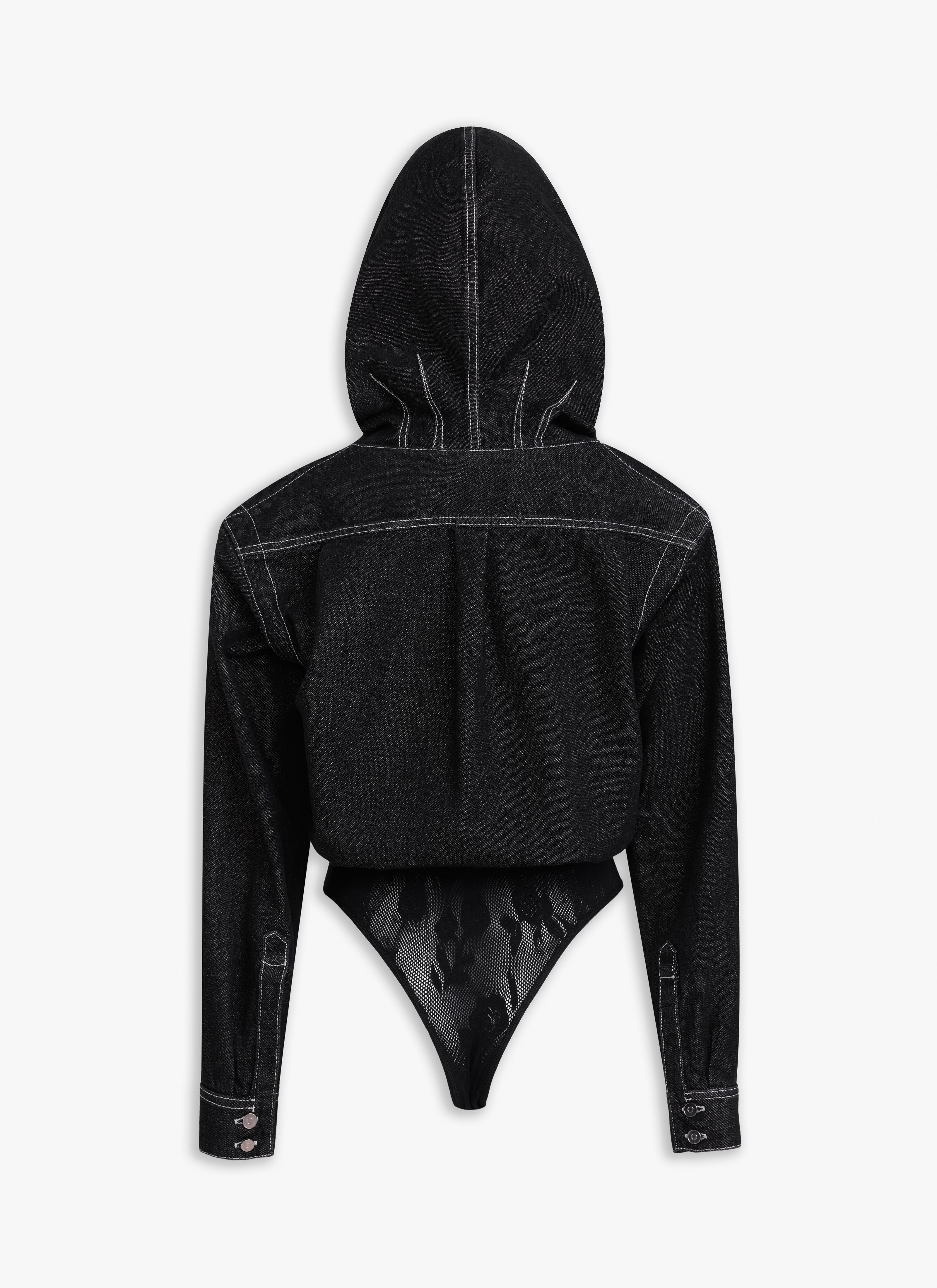 Hooded denim body