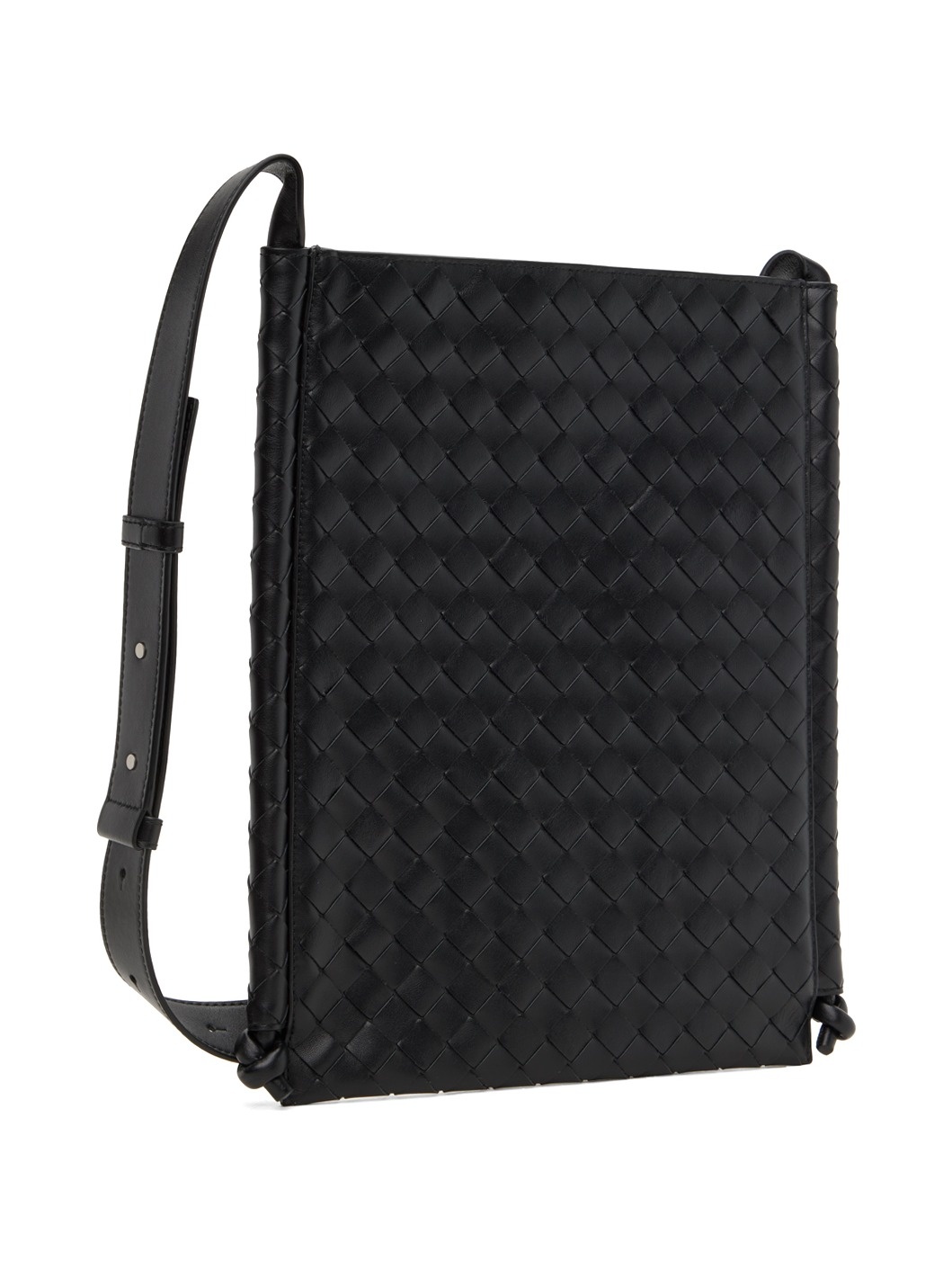 Black Large Flat Loop Pouch - 3