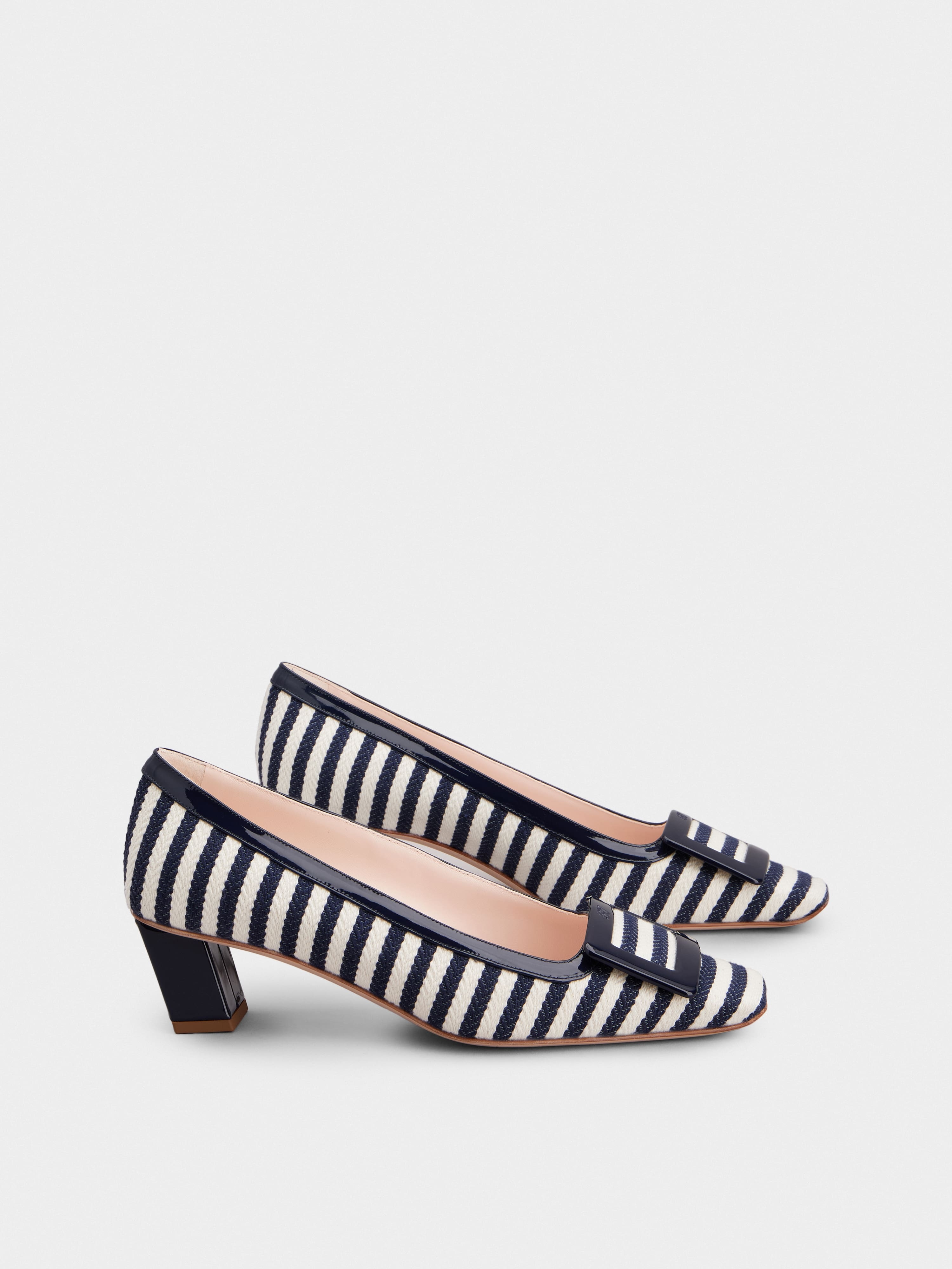 Belle Vivier Pumps in canvas - 2