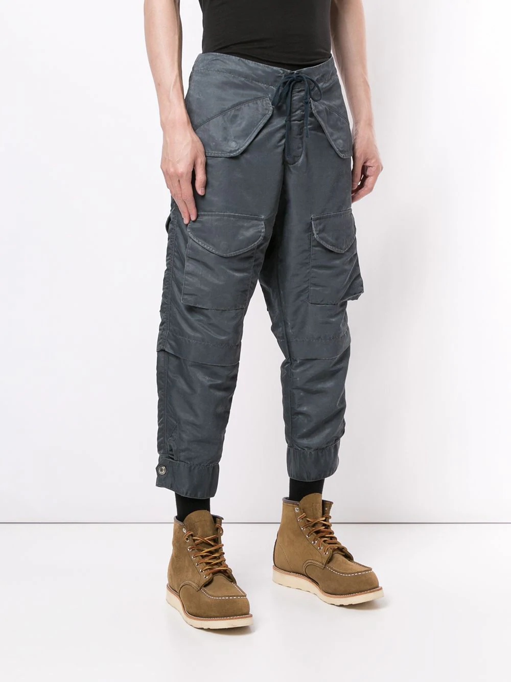 cropped cargo trousers - 3