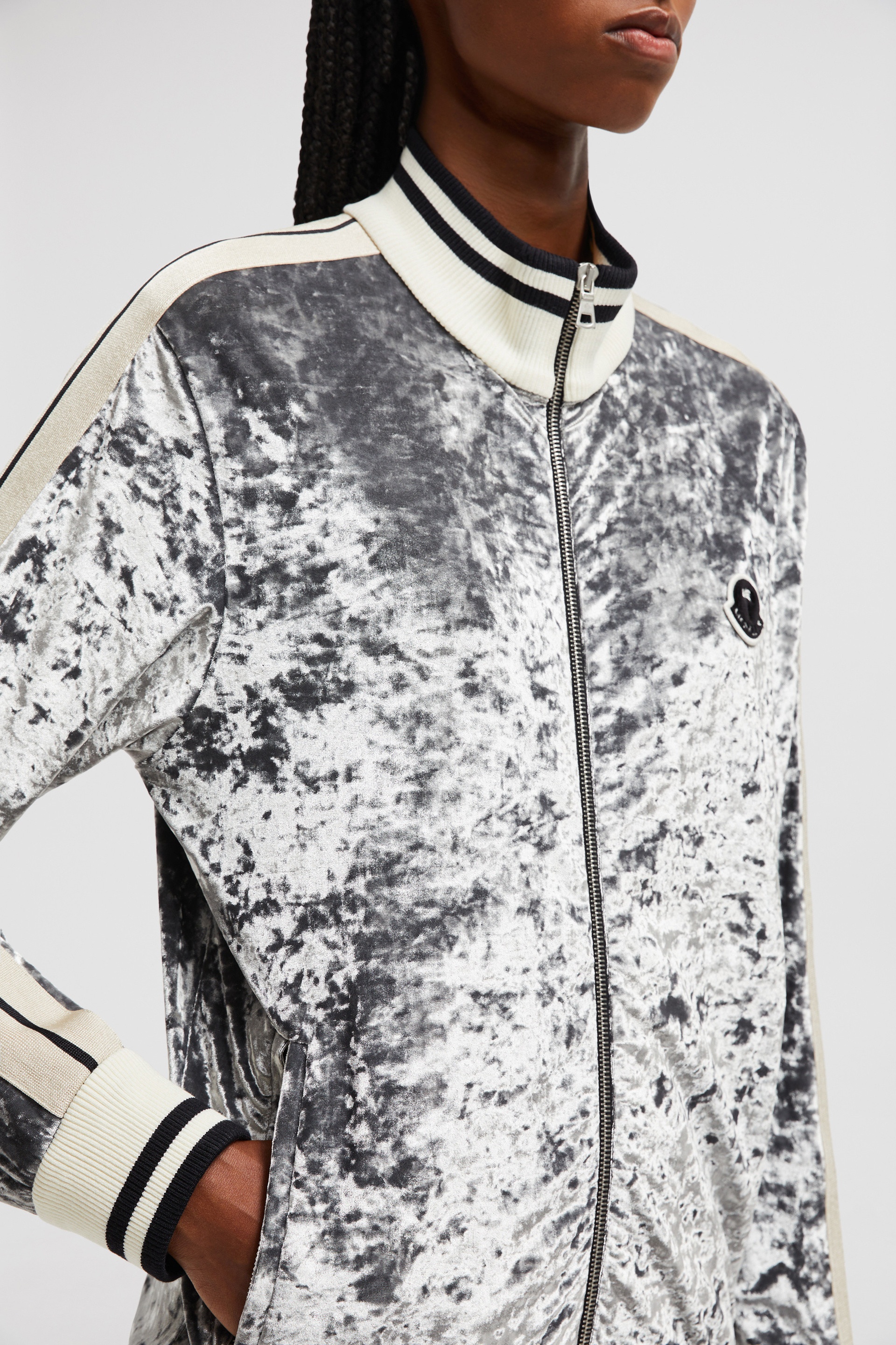 Moncler x Palm Angels Chenille Zip-Up Sweashirt - 6