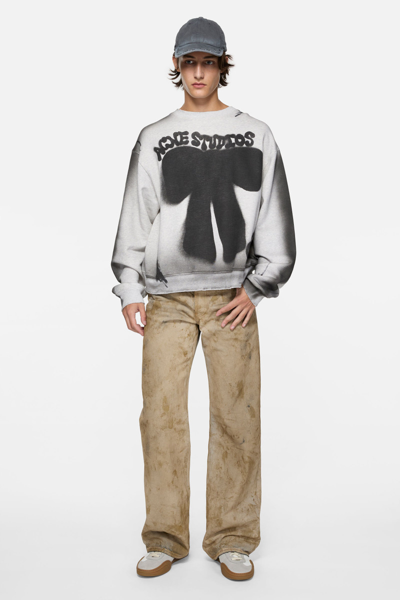 Acne Studios Leather sneakers - White/white outlook