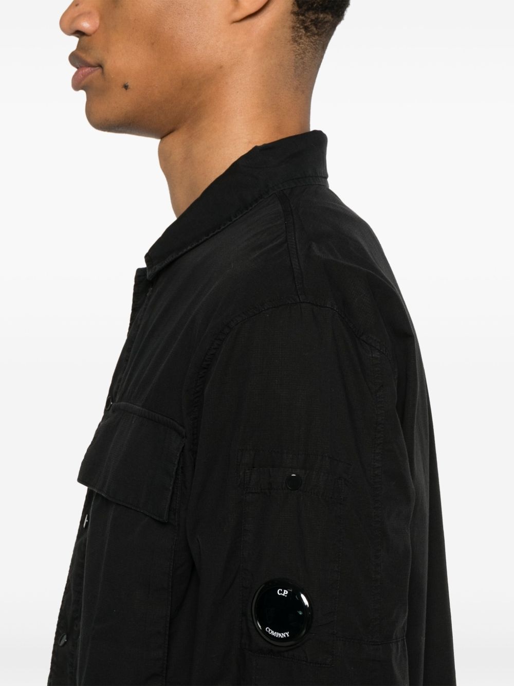 cotton rip-stop shirt - 5