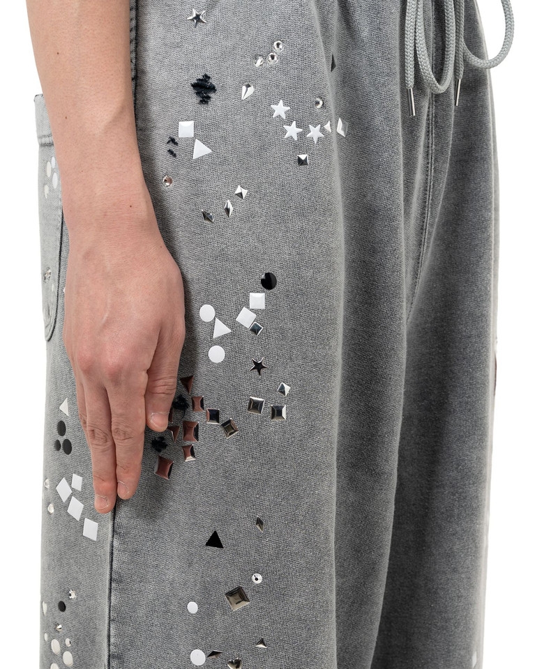 Embellished Bleached Sweat Pants 19