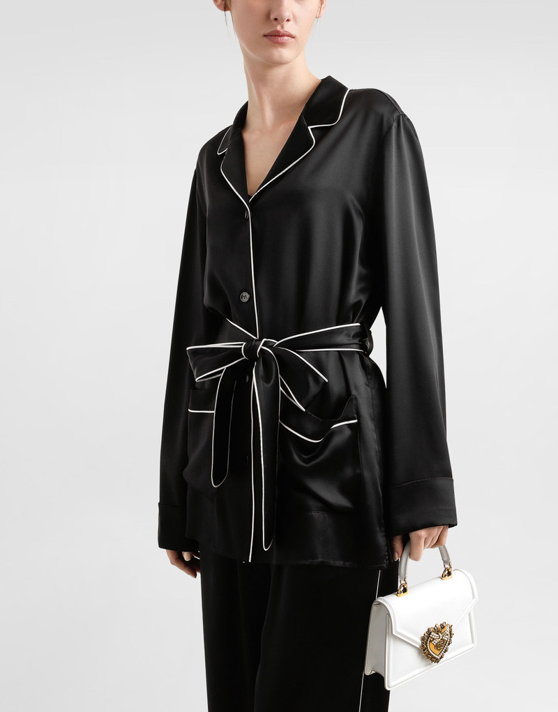 Dolce & Gabbana Small smooth calfskin Devotion bag outlook