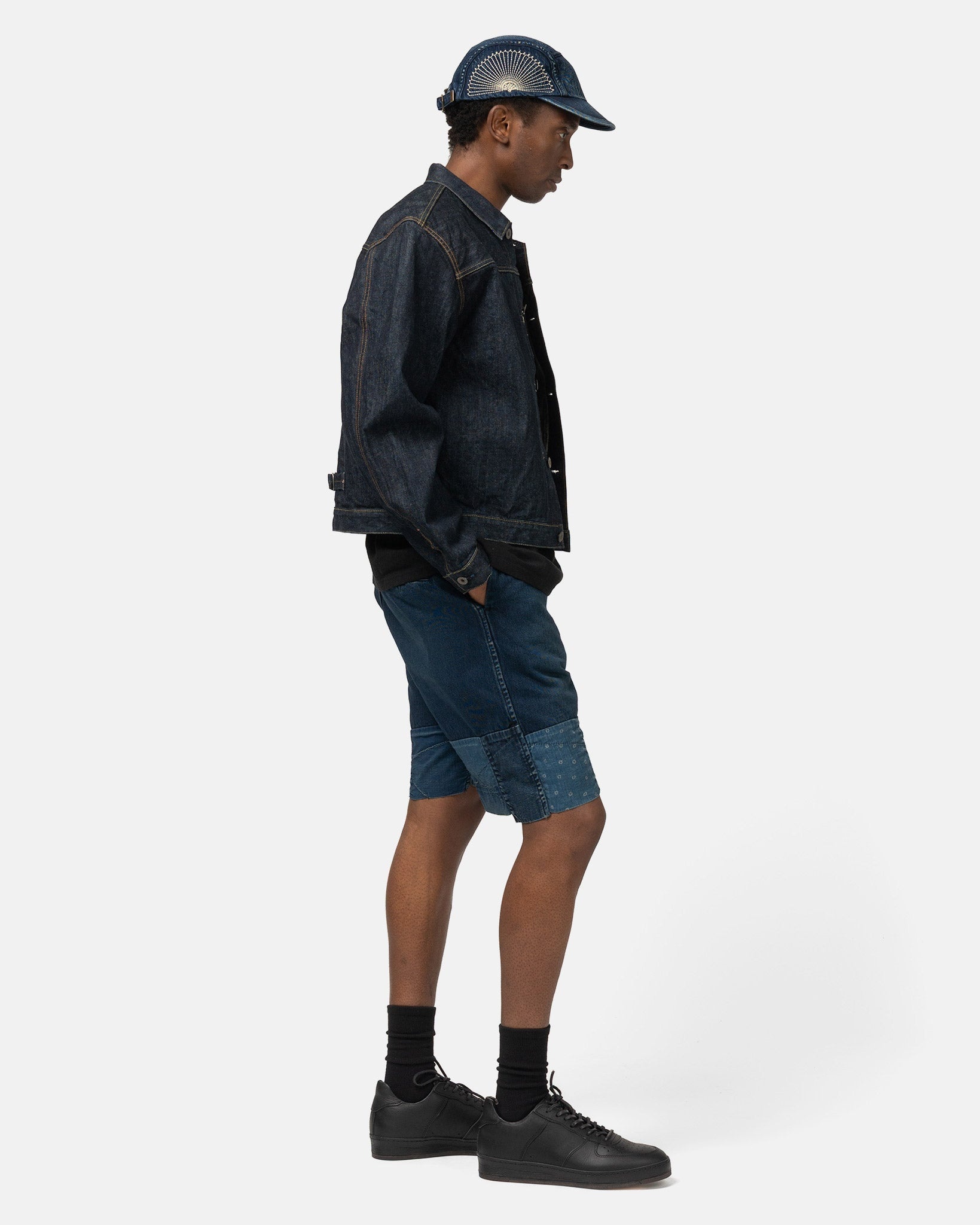 10oz IDGxIDG Denim Short (HUTTE Remake) Indigo - 3
