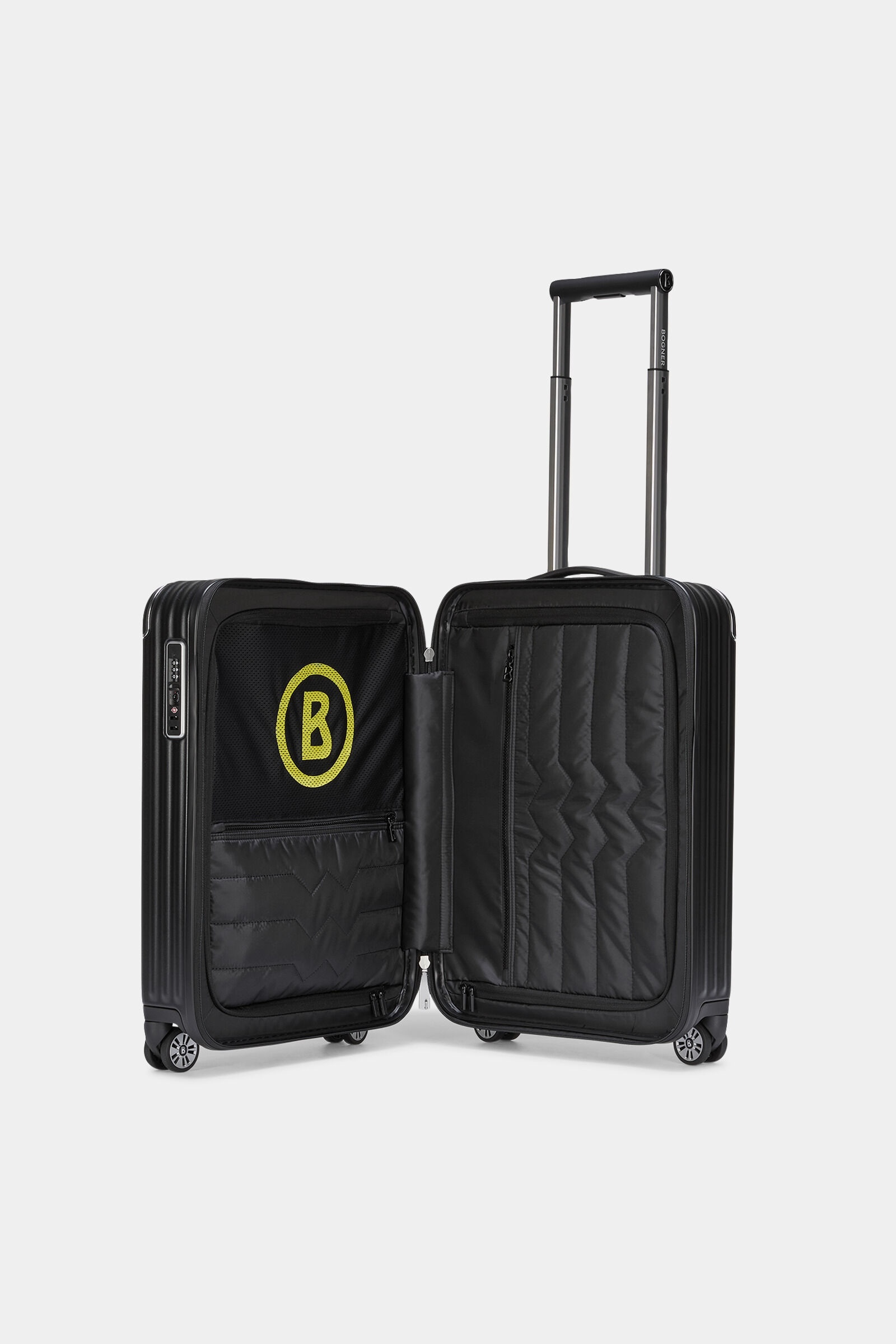 Piz Deluxe small hard shell suitcase in Black - 5