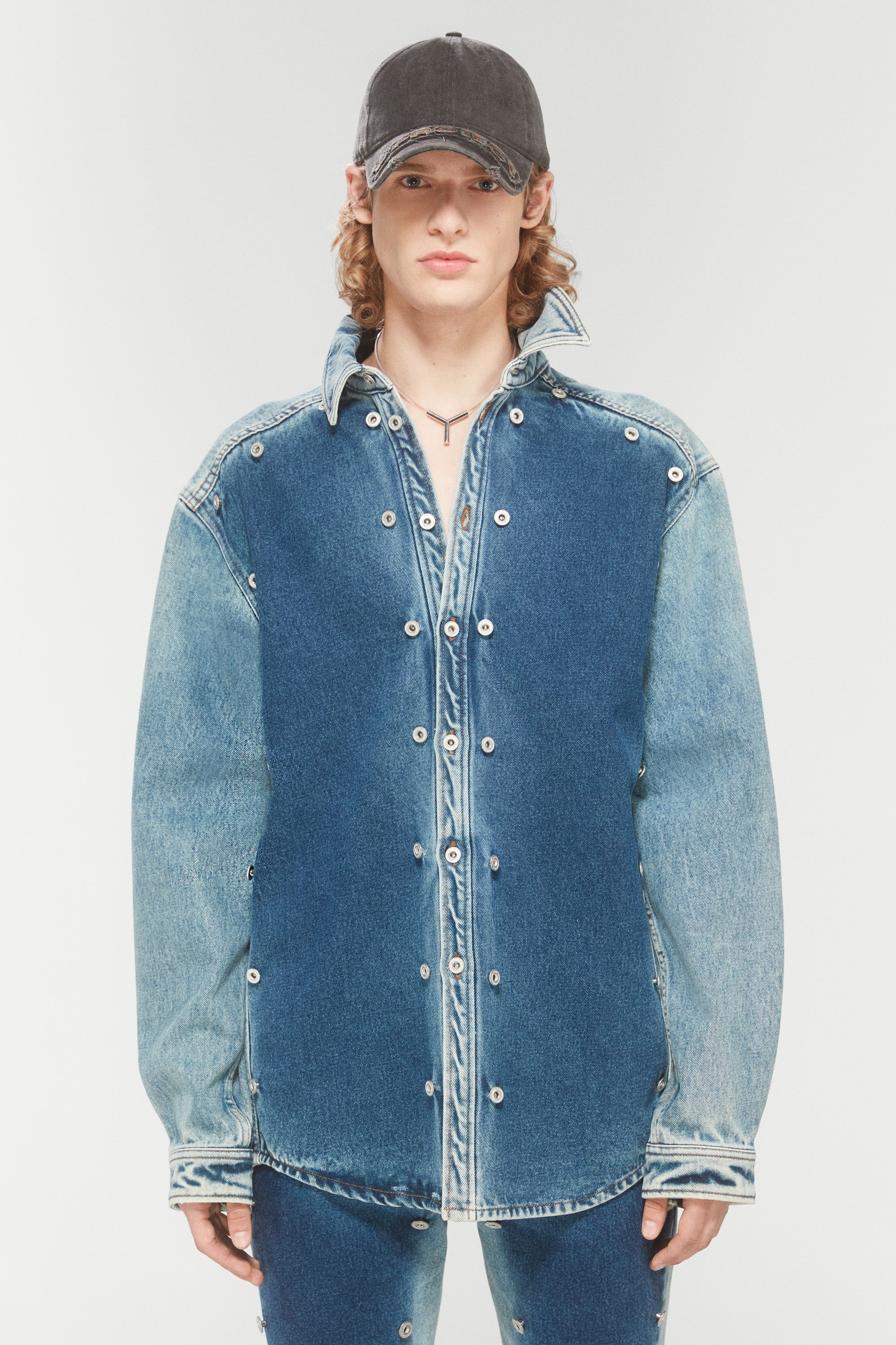 EVERGREEN SNAP OFF DENIM SHIRT - 4