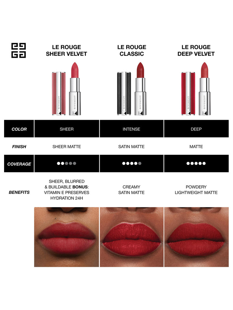 Women's Le Rouge Deep Velvet Matte Lipstick - 36 L Interdit 6