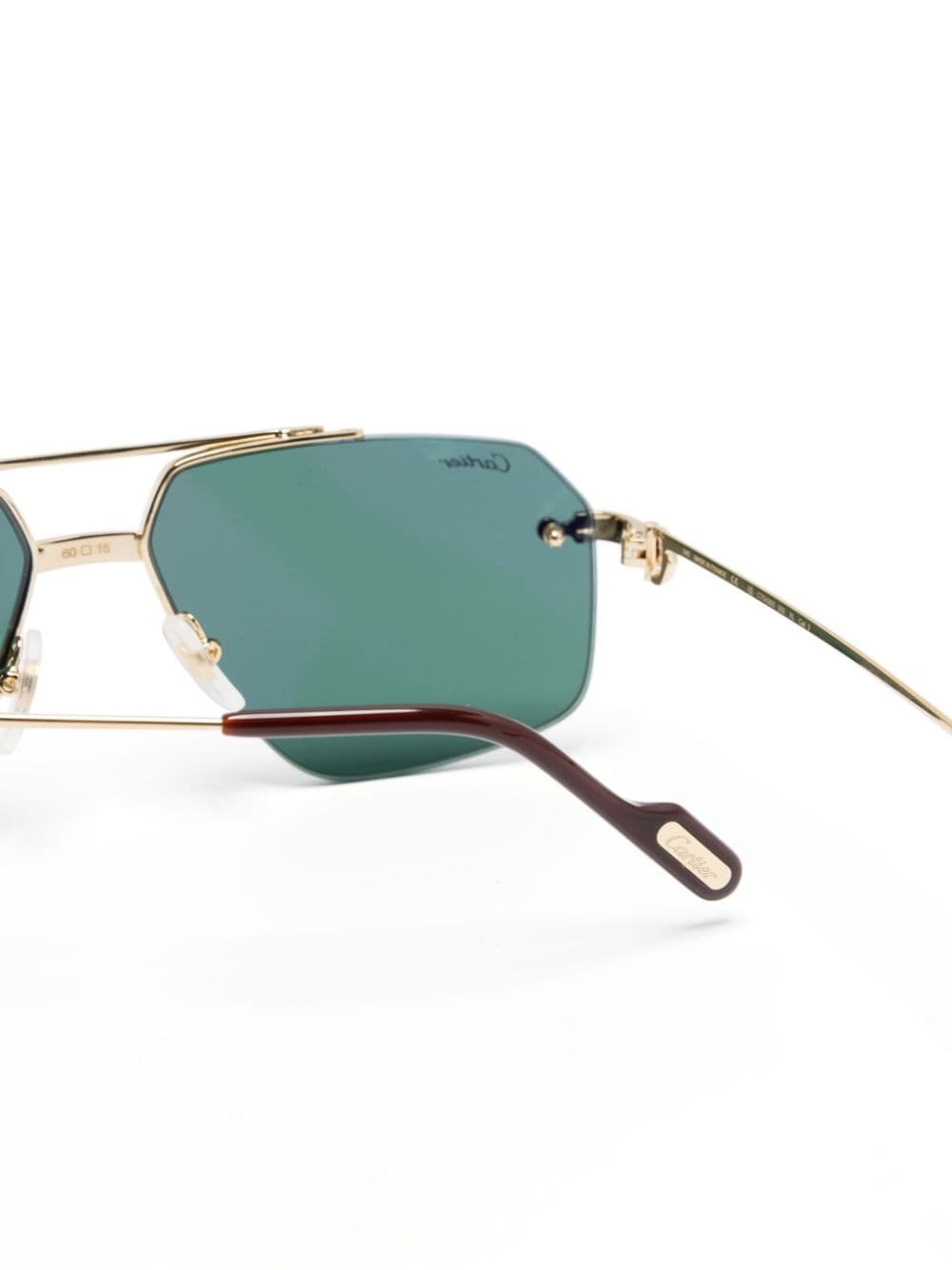 pilot-frame sunglasses - 3