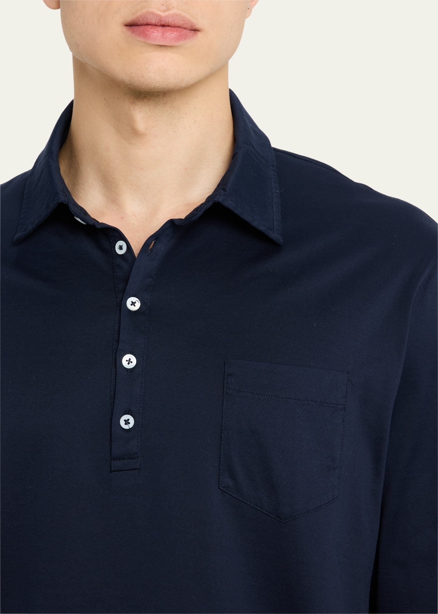 Men's Ischia 2 Long-Sleeve Pocket Polo Shirt - 5