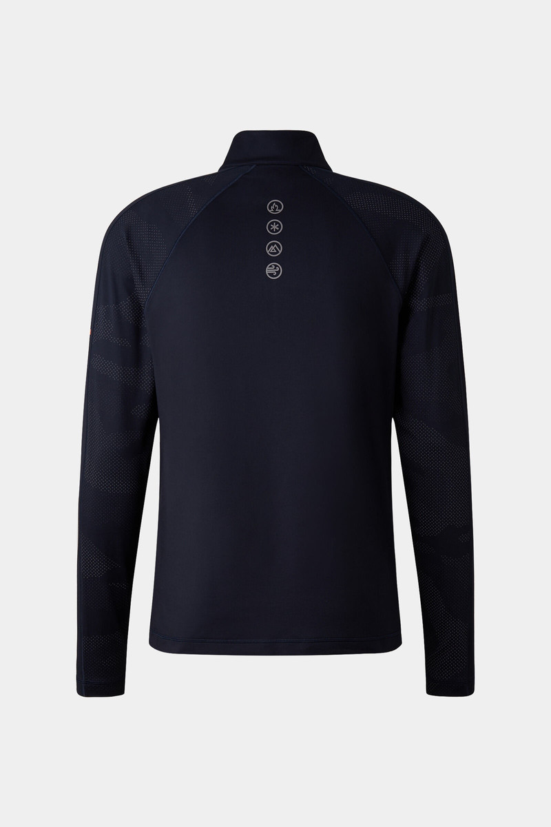 BOGNER Premo First layer in Navy blue/Silver outlook