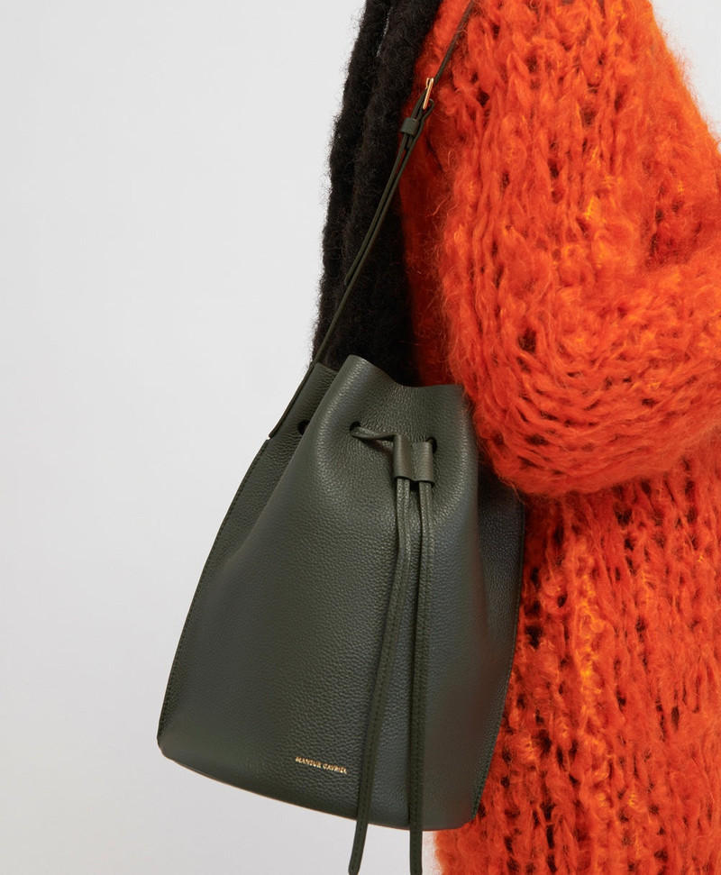 Mansur Gavriel CHAMPAGNE BUCKET BAG outlook