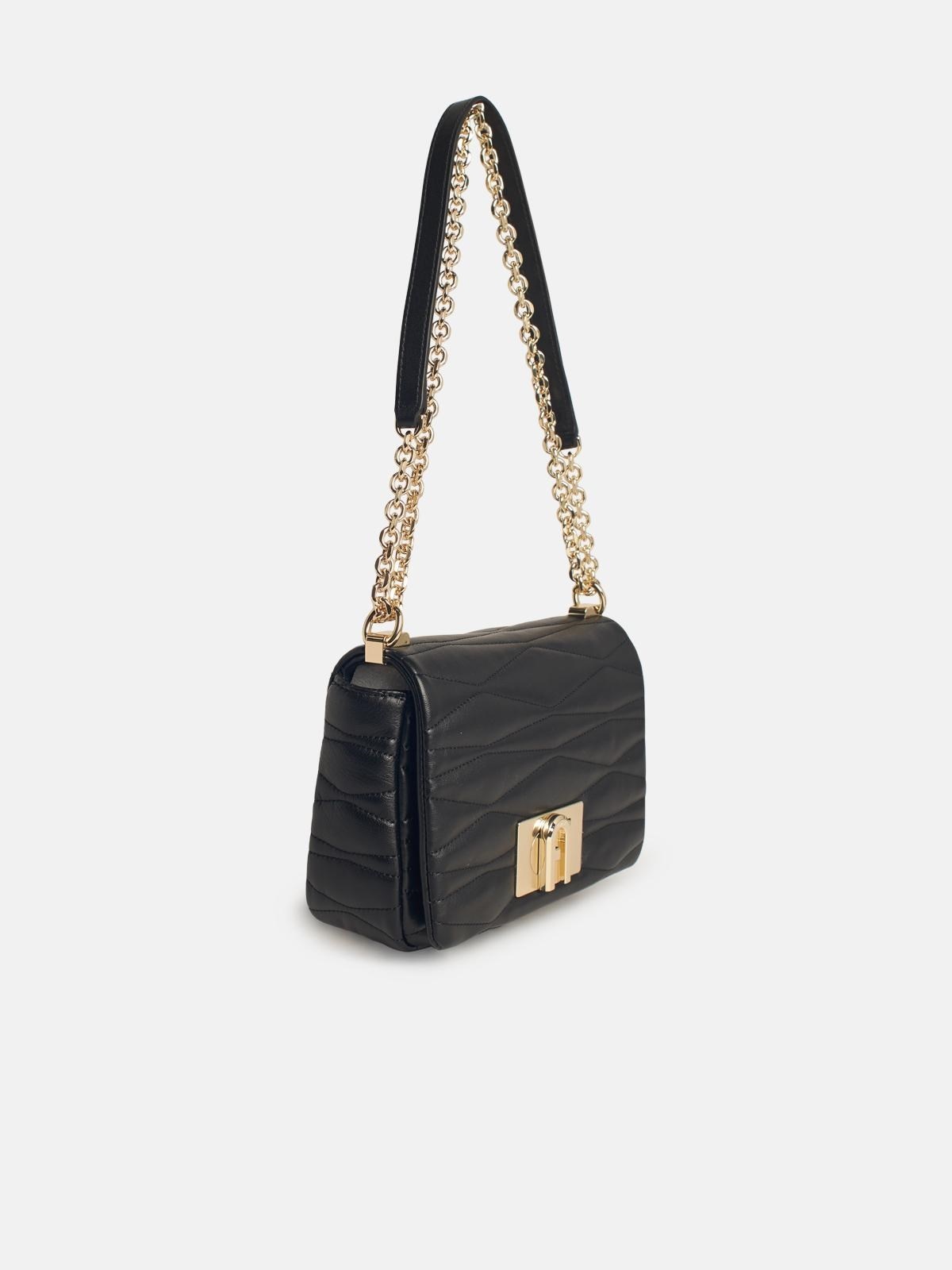 '1927' SMALL BLACK LEATHER CROSSBODY BAG - 2