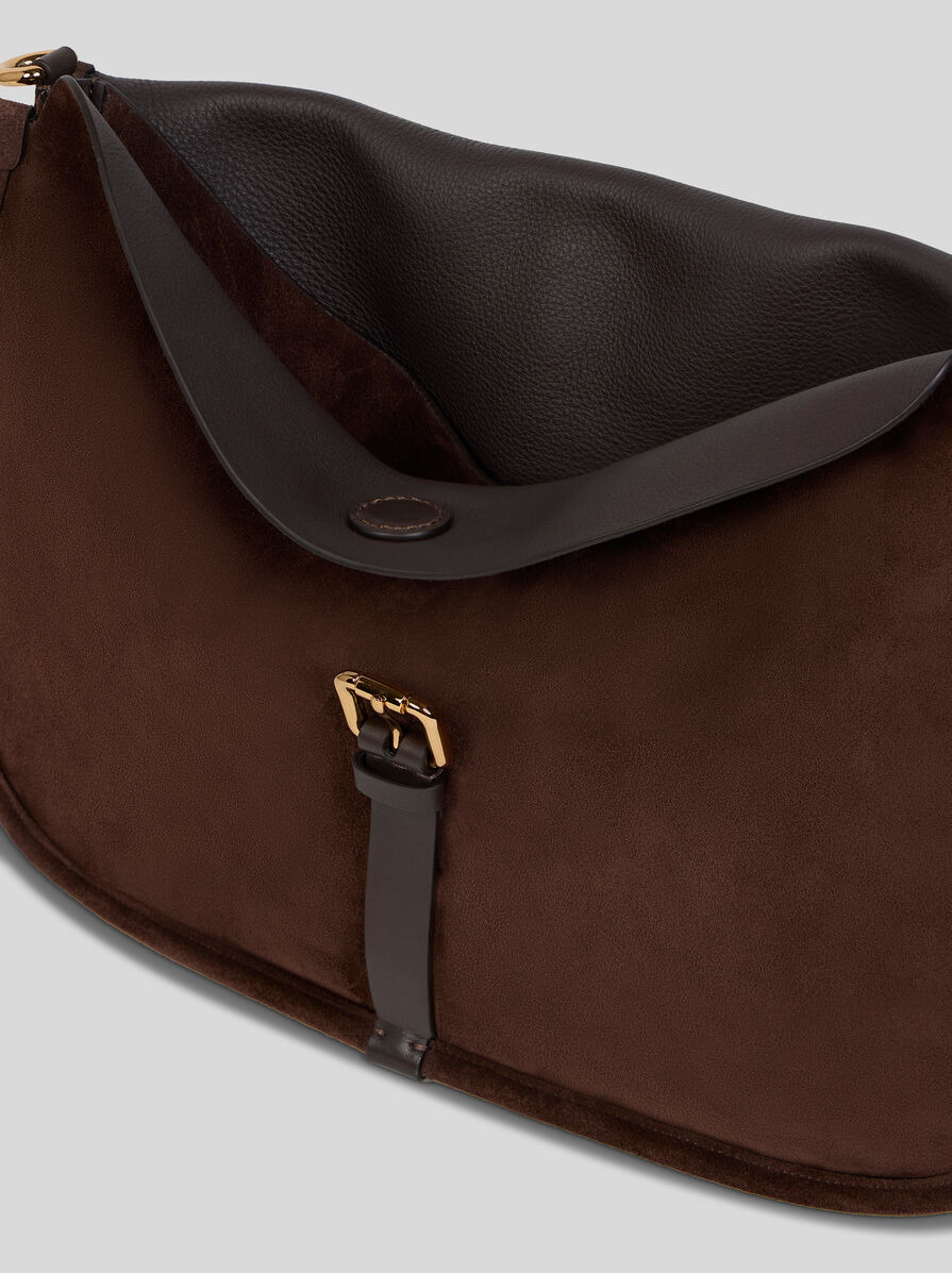 MAXI SUEDE PONY BAG - 4