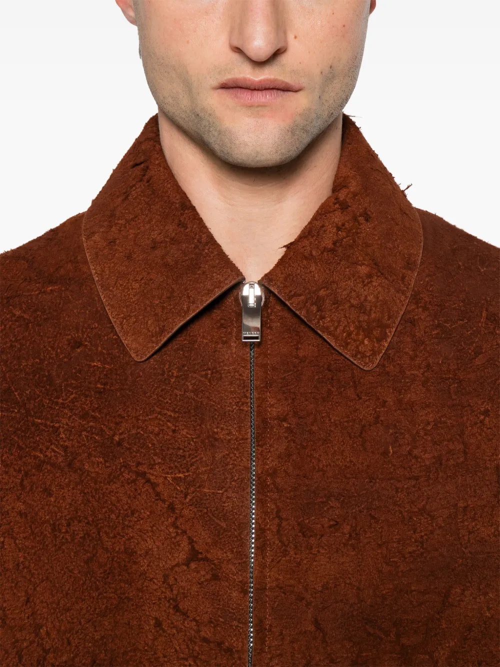 DISTRESSED SUEDE JACKET - 4