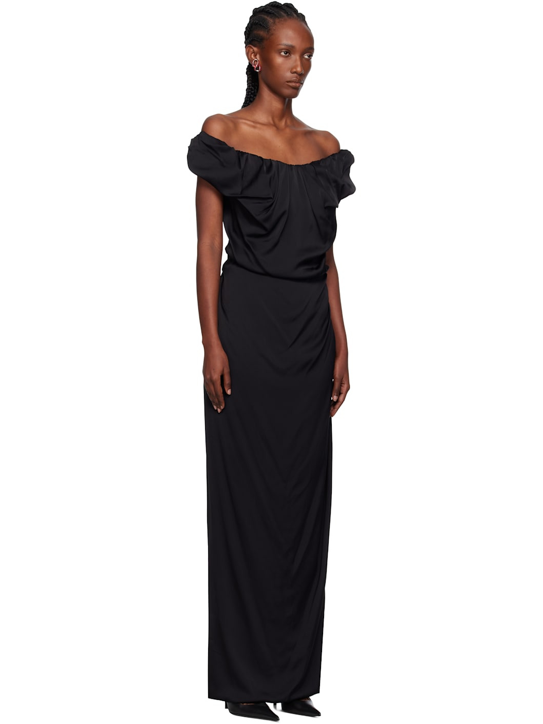 Black Long Ginnie Amber Maxi Dress - 2
