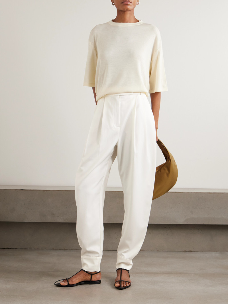 RÓHE Wool-blend Twill Wide-leg Pants outlook