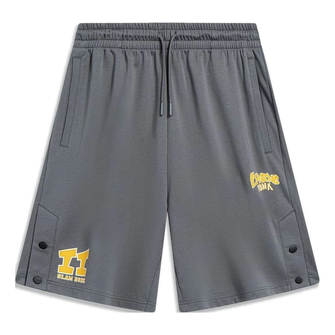 Li-Ning Hoops Slam Dunk Graphic Shorts 'Smoke Grey' AKST603-4 - 1