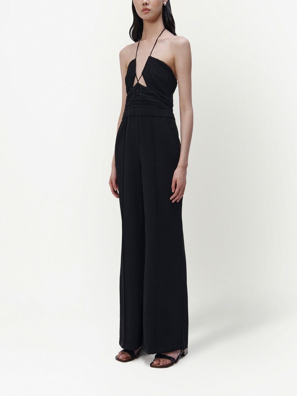 Gala plissÃ©-detail jumpsuit - 3