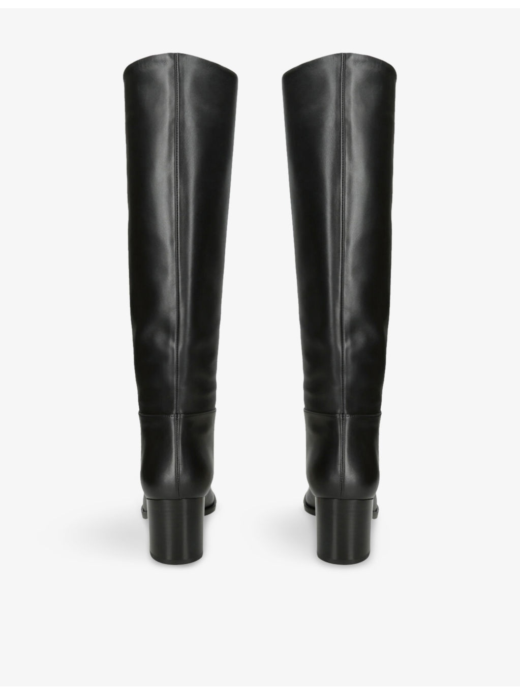 Vitello Glove 60 Leather Heeled Knee-High Boots - 3