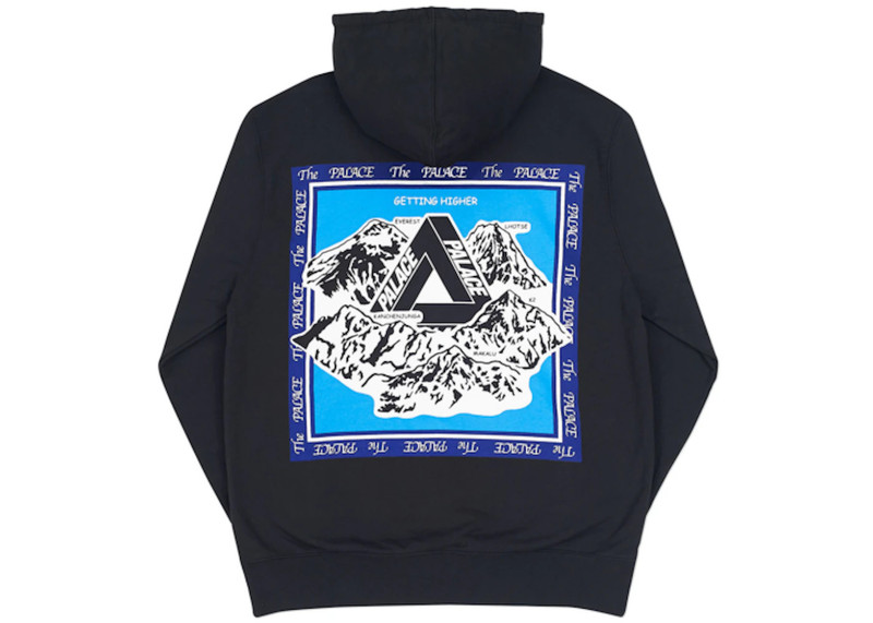 PALACE Palace Getting Higher Hood Black outlook