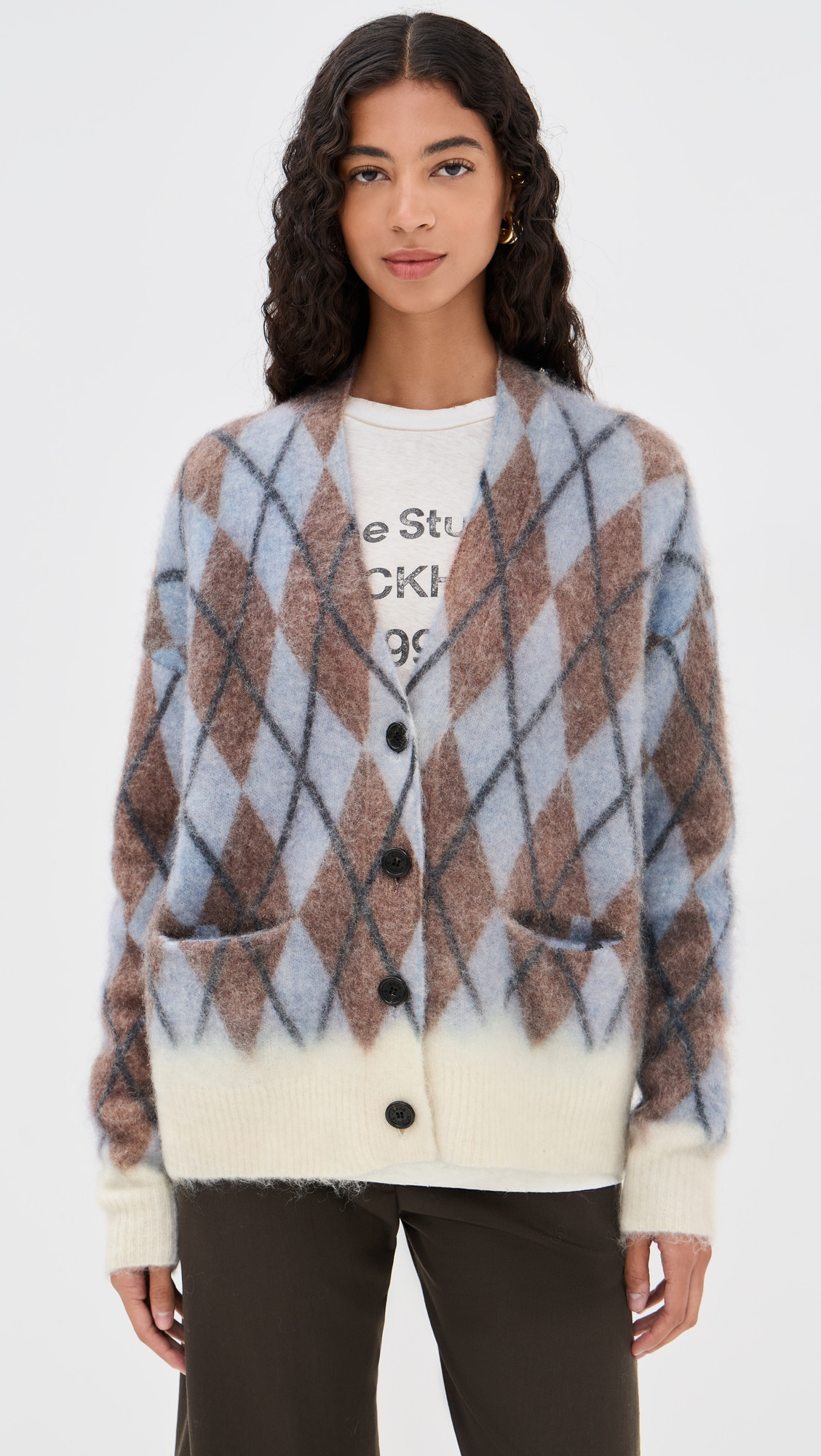 Mohair Knit Cardigan - 6
