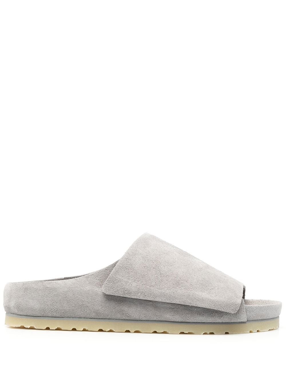 slip-on suede slippers - 1