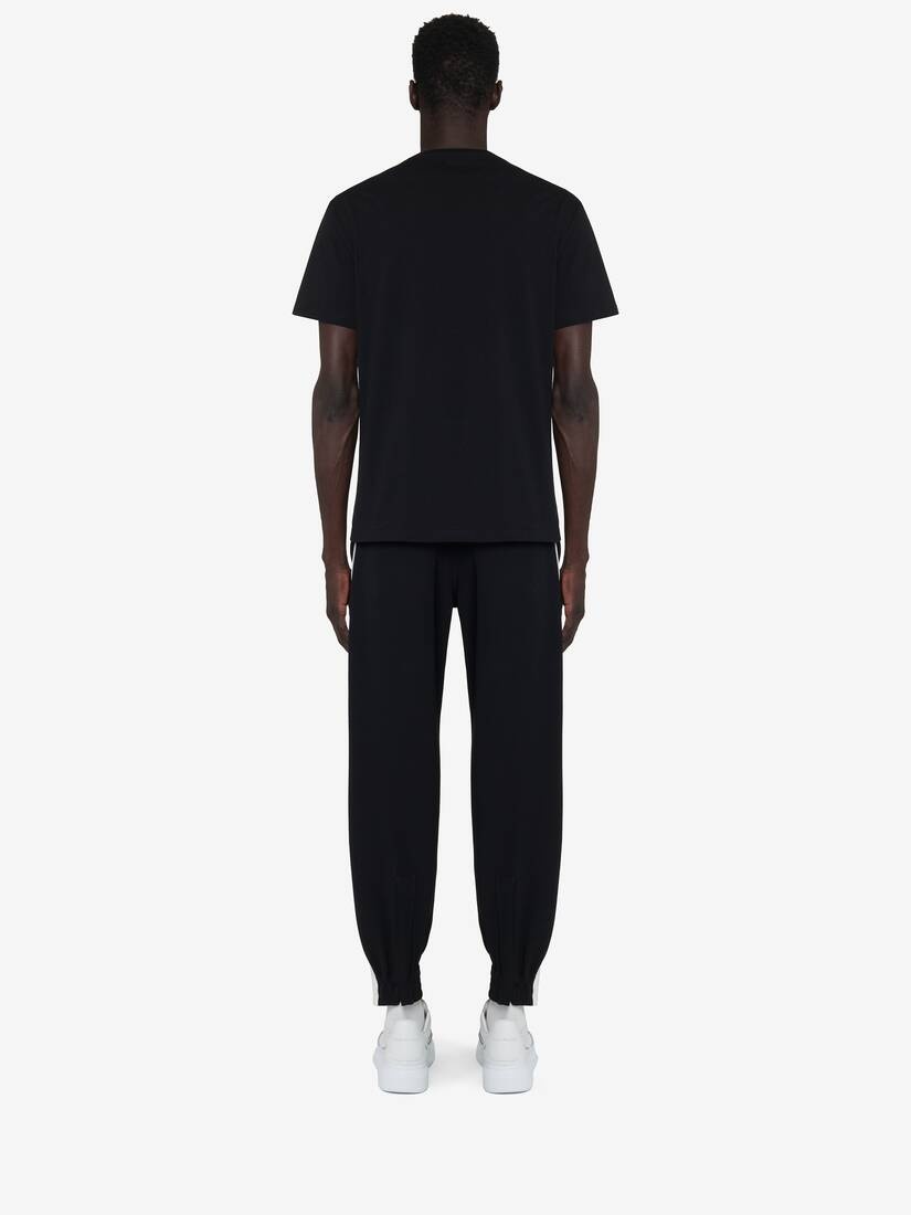 Alexander McQueen Men's McQueen Graffiti T-shirt in Black