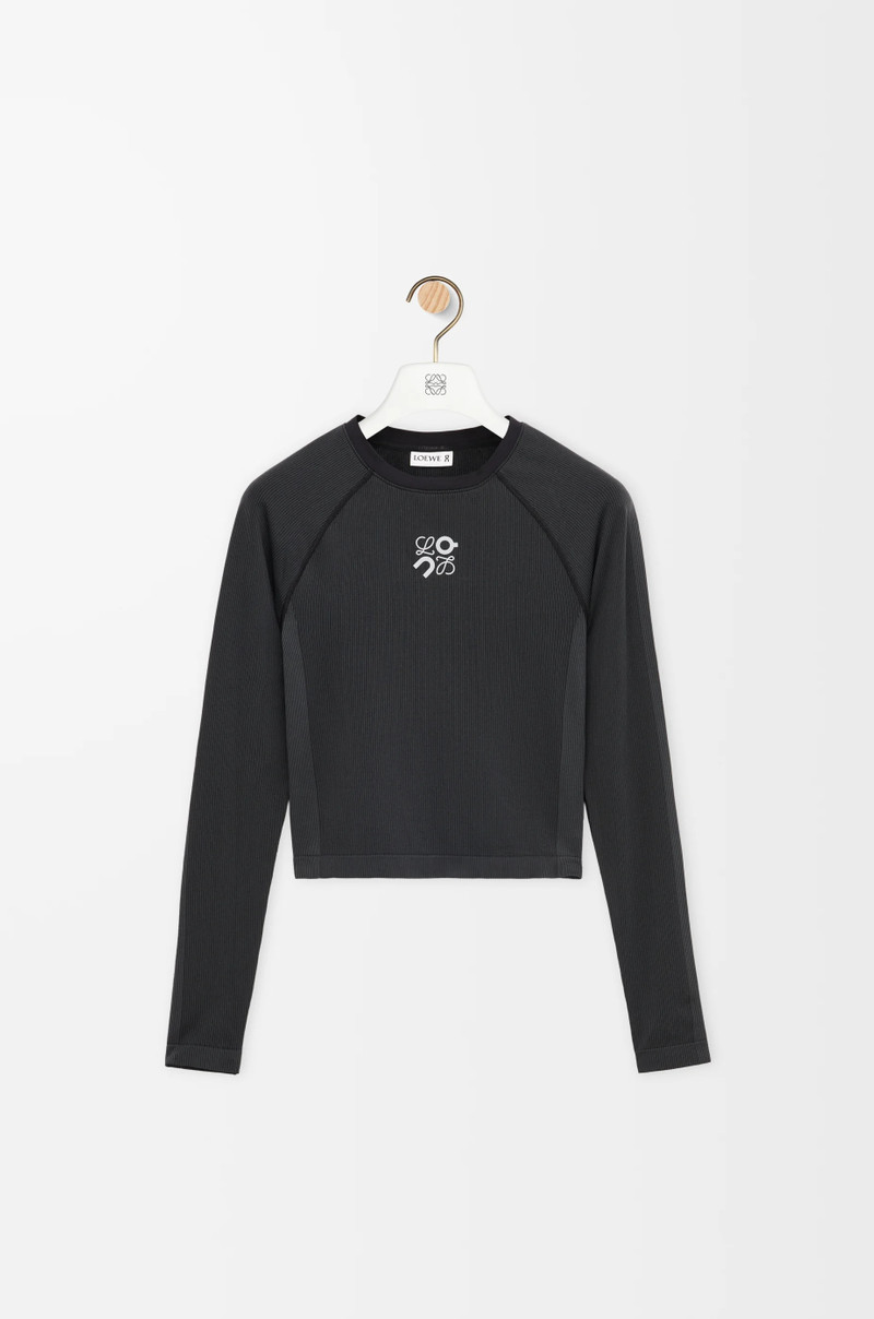 Long sleeve top in technical jersey 1