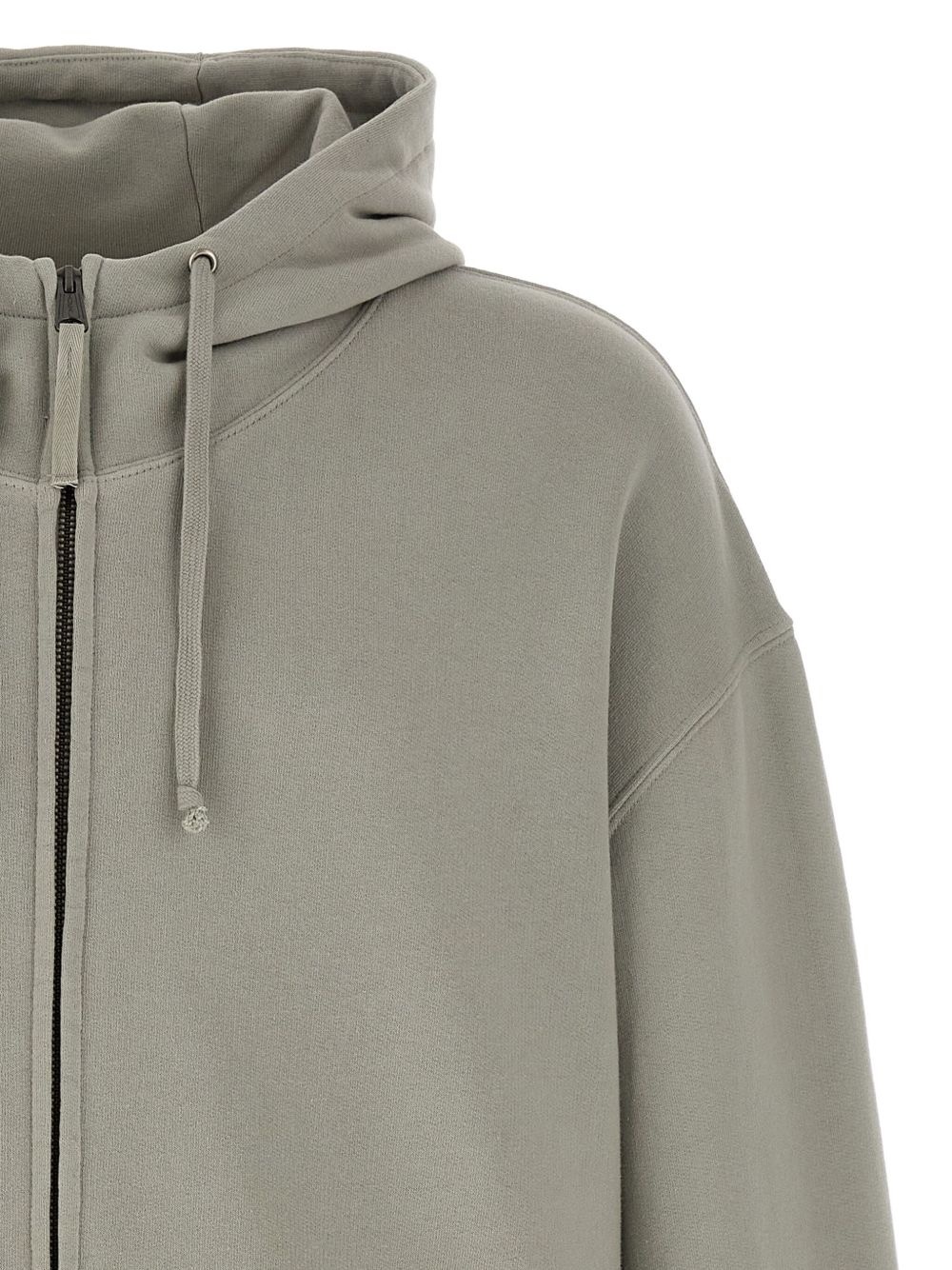 numbers-print hoodie - 3