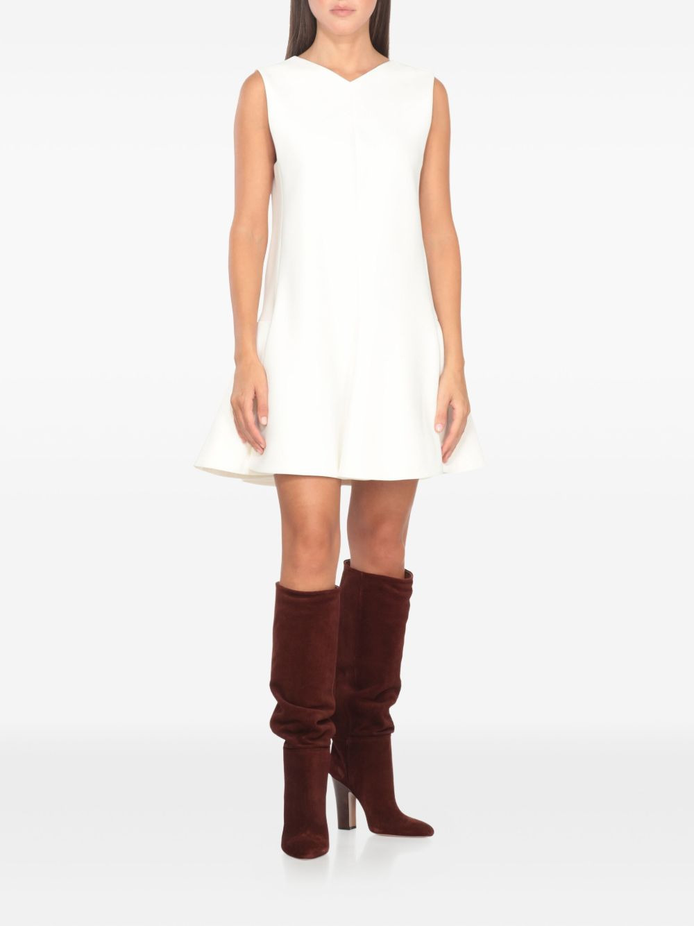 100mm Lavinia knee-high leather boots - 4