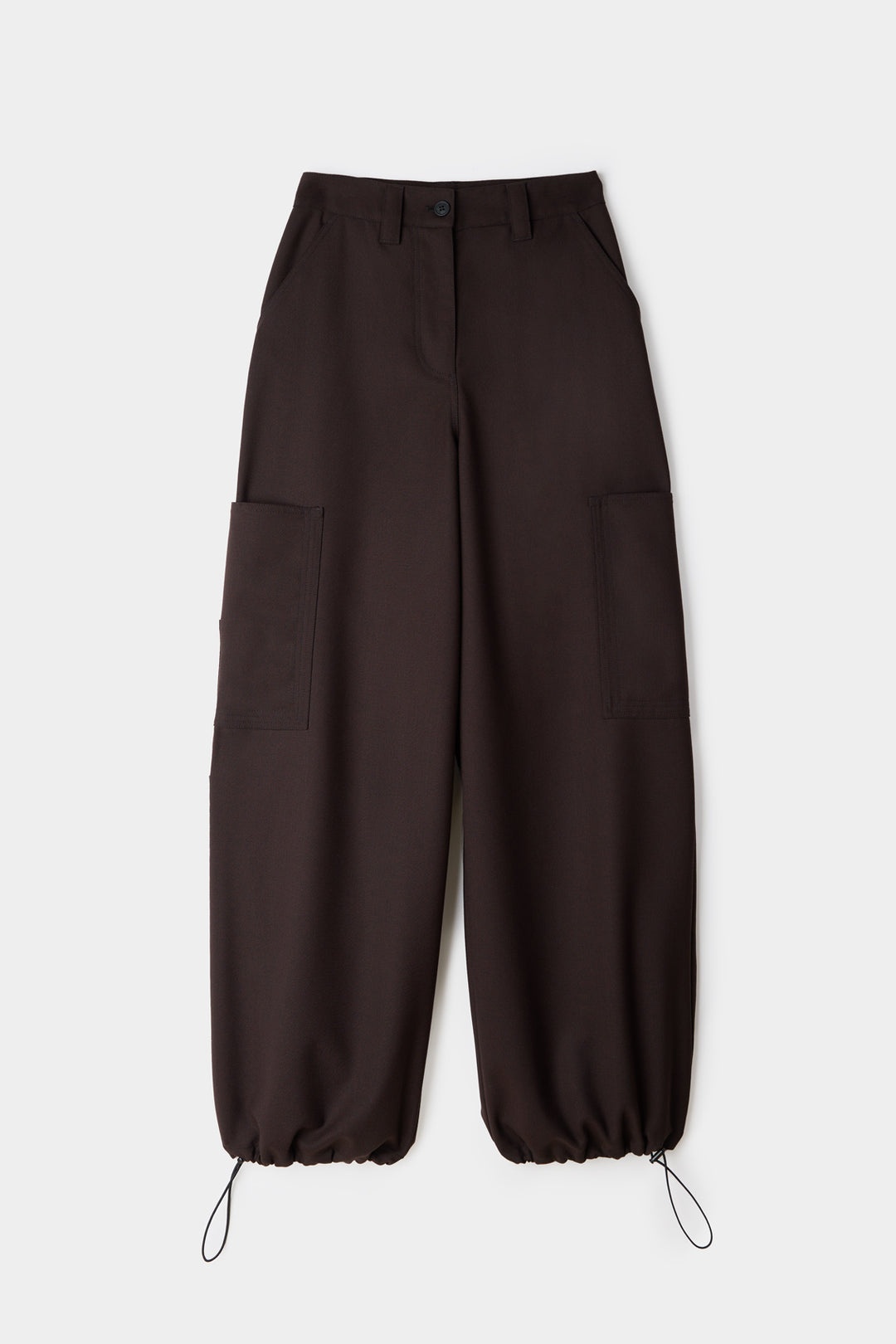 FIT LOOSE PANTS / brown - 2