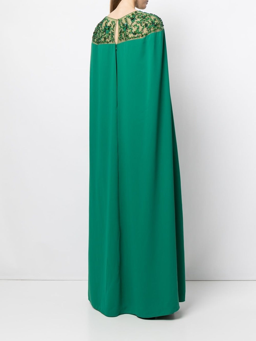 EMBROIDERED CAPE DRESS - 3
