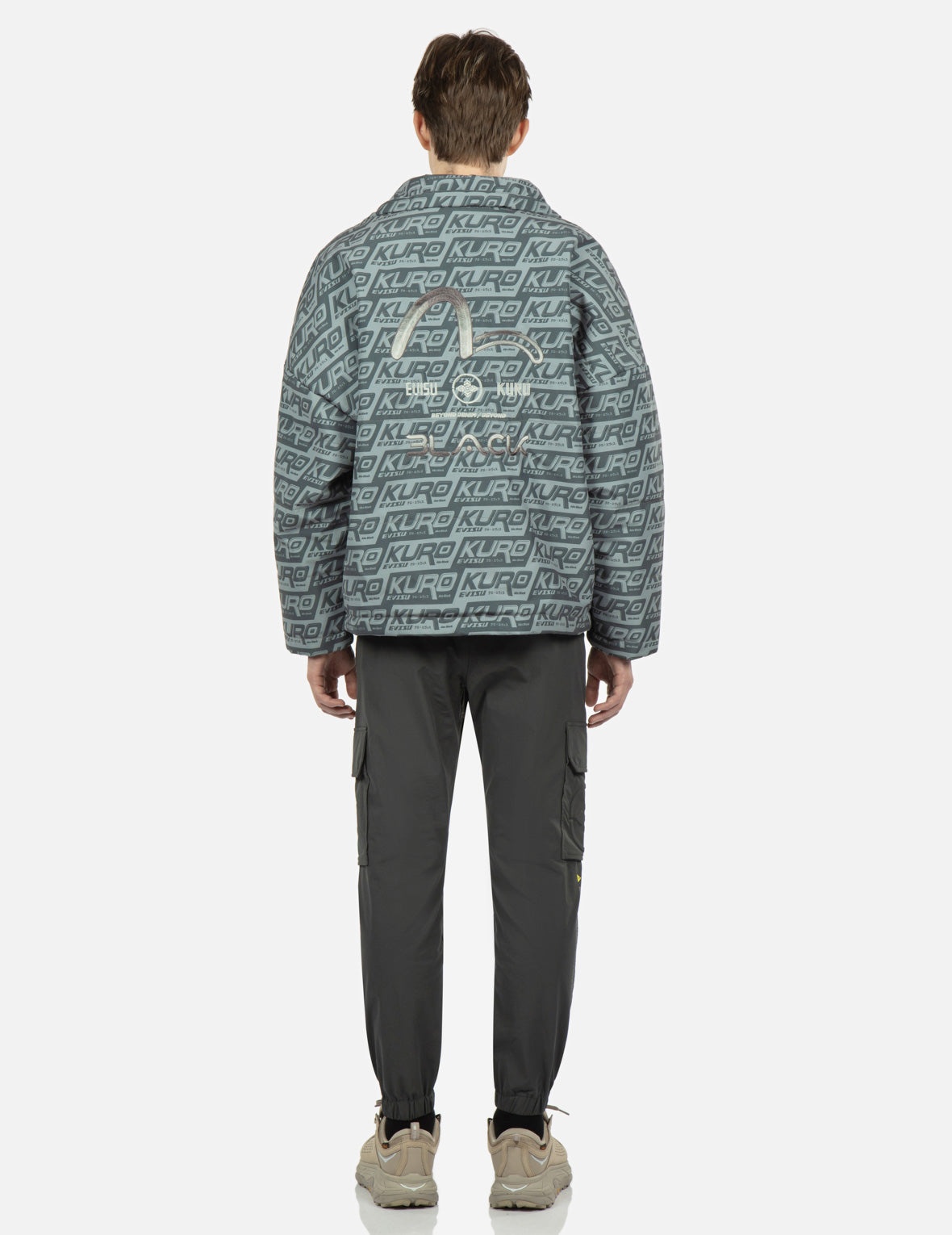 Monogram Print Padded Jacket - 6