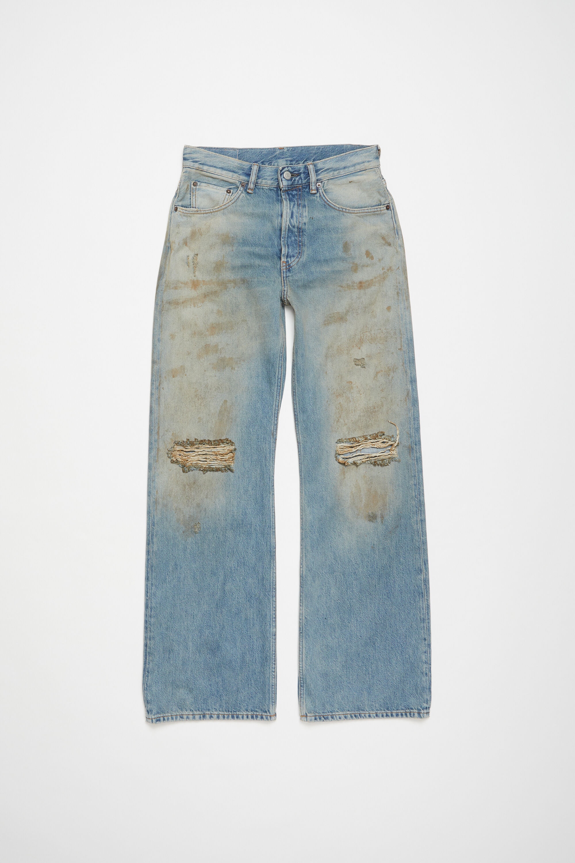 Loose fit jeans - 2021F - Mid blue - 1