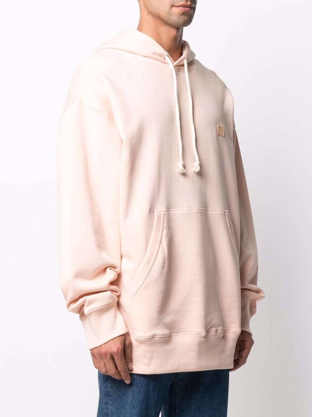 face-patch oversized hoodie - 4