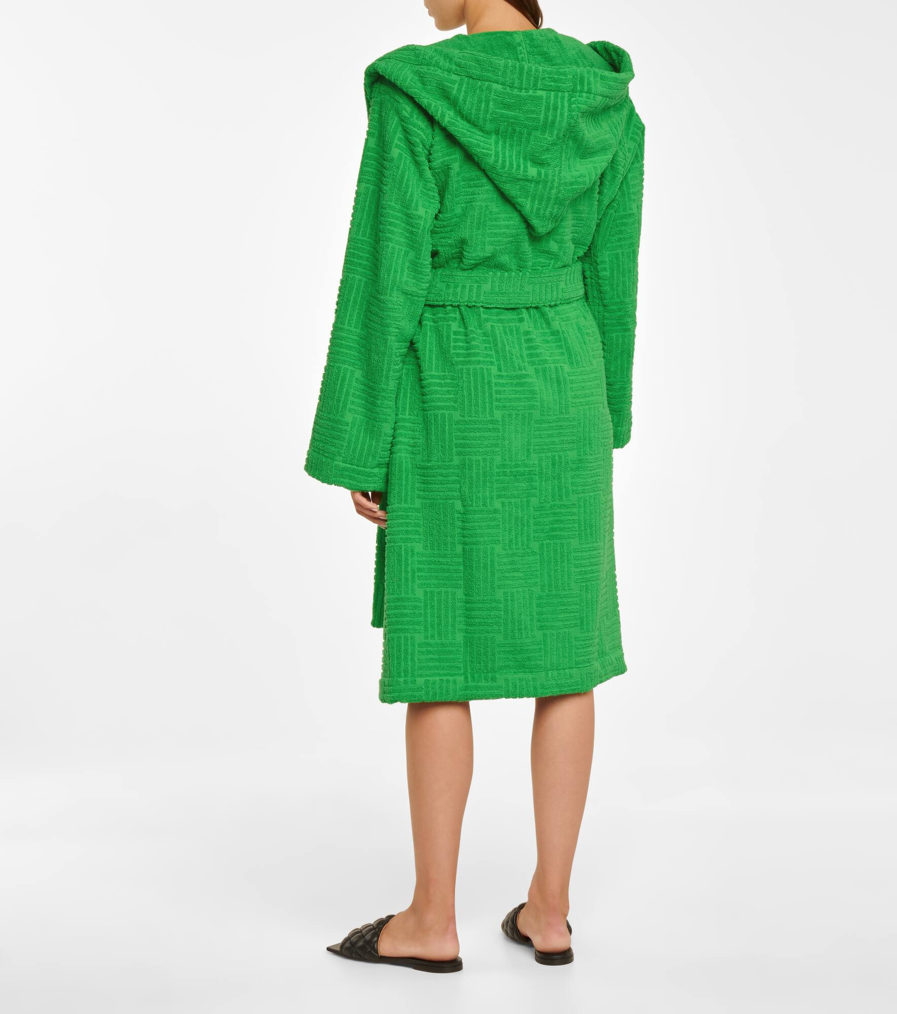 Cotton terry bathrobe - 3