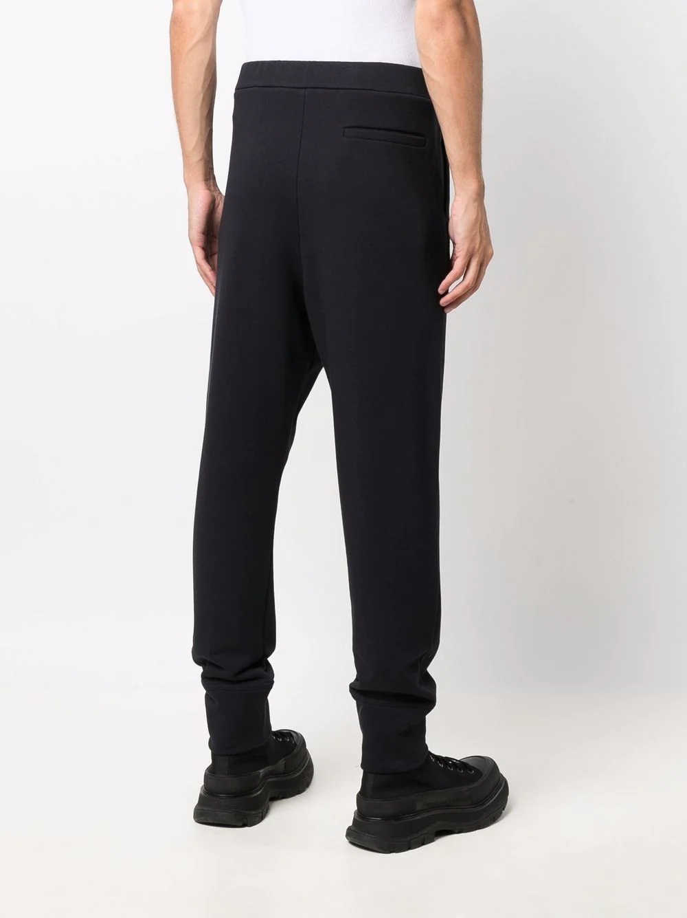 drawstring-waist track pants - 4