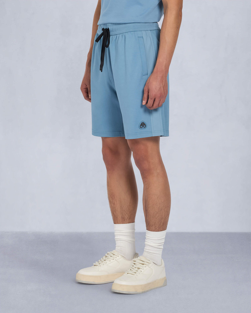 MOOSE KNUCKLES DALON DRAWSTRING SHORTS-SEA outlook