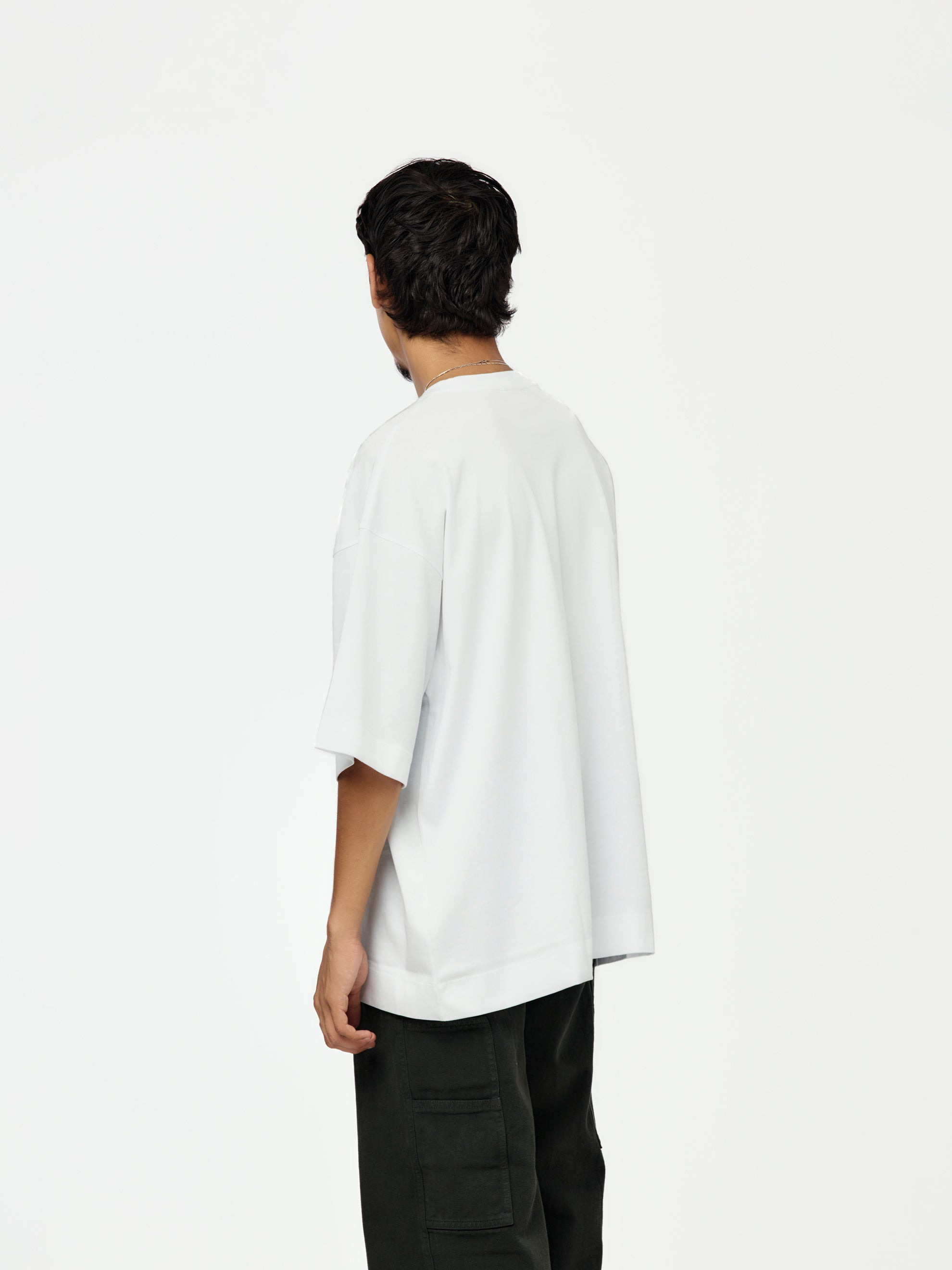 HEN 2603 M.K. SS T-SHIRT (WHITE) - 3