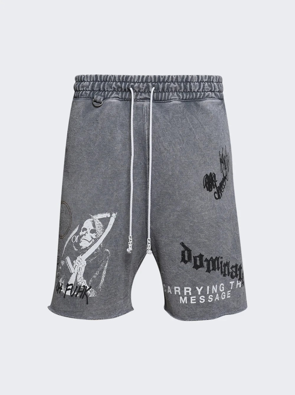 Carrying The Message Sweatshort Grey - 1