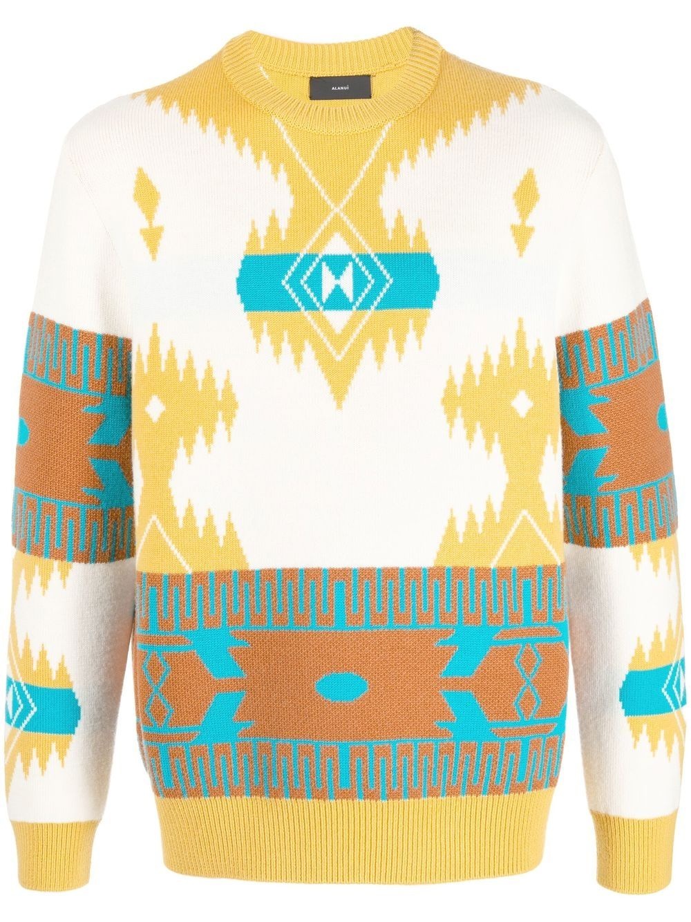 Icon Jacquard abstract-pattern jumper - 1