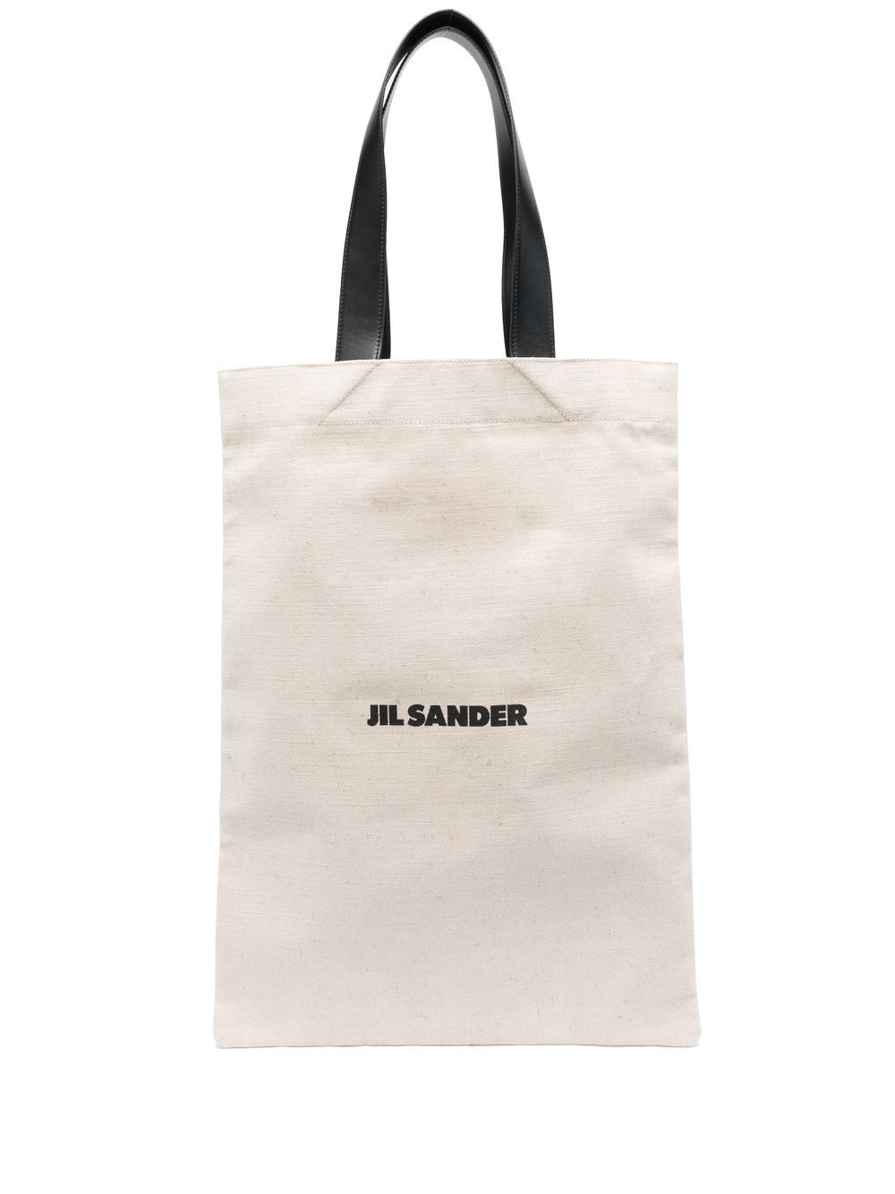 logo-print cotton tote bag - 1