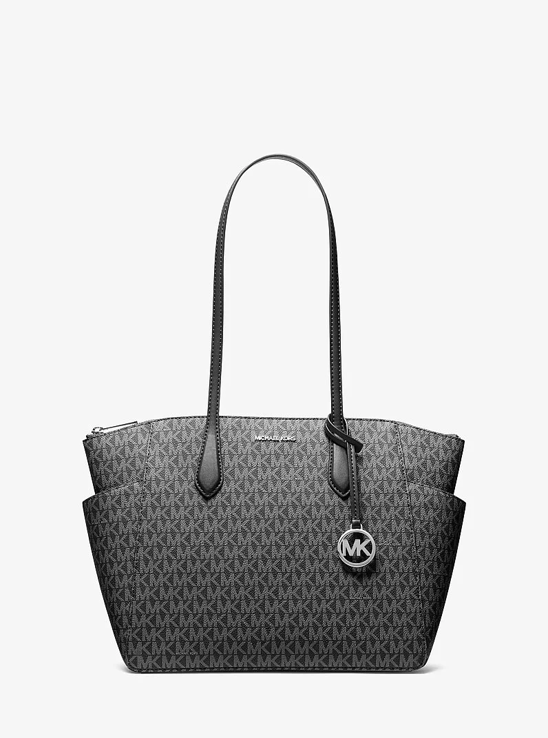 Marilyn Medium Signature Logo Tote Bag - 1