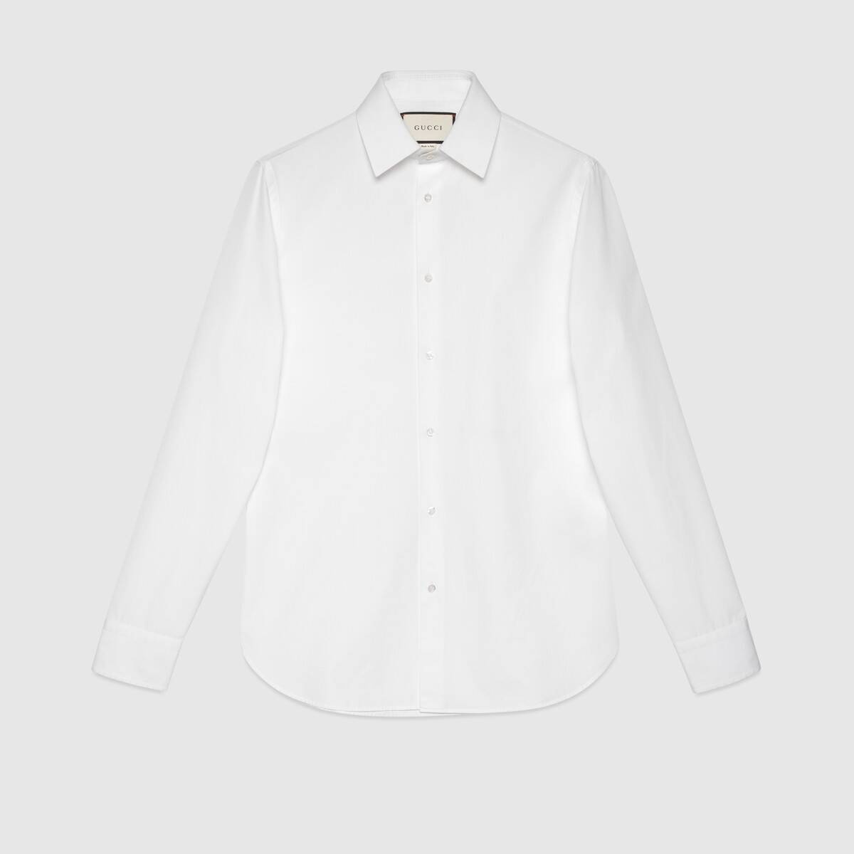 Cotton poplin shirt - 1